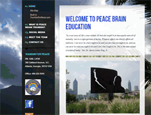 Tablet Screenshot of peacebrain.org